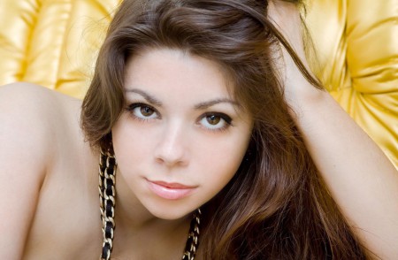 Соблазнительная Элина А в гламурном образе