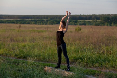 Никия А в эротической фотосессии