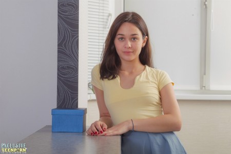 Веселая Мишель: уютная фотосессия дома