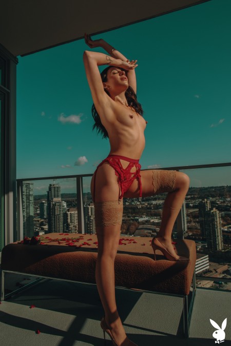 Изысканная соблазнительная модель в белье