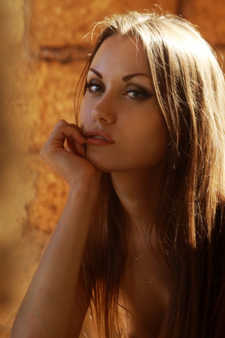 Эротическая модель Зизи А в белье