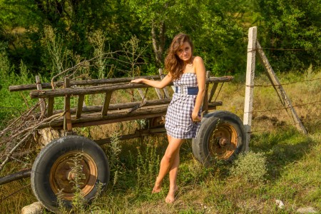 Летний веселый фотосет на природе