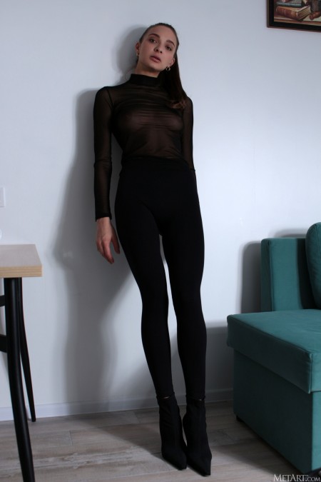 Нежная элегантность: девушка Санта А