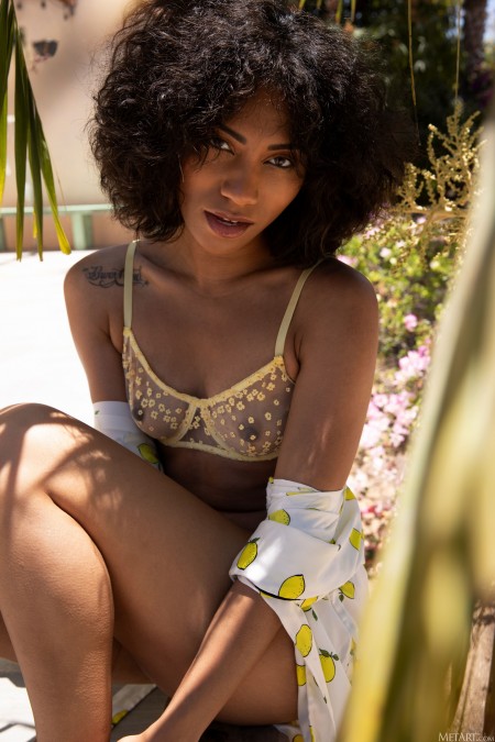 Фатима Кодзима: летний эротический фотосет