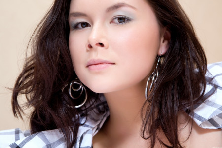 Элегантная красотка Gia B позирует