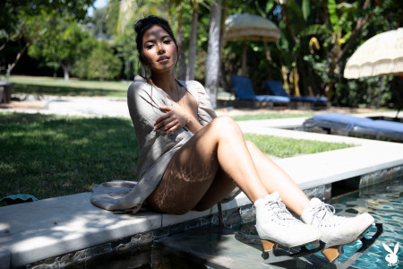 Летний эротический фотосет с Jada Kai