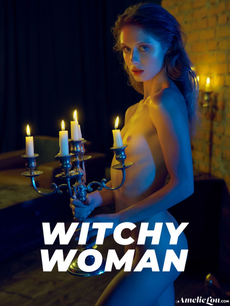 Изящная эротическая фотосессия в свечном свете