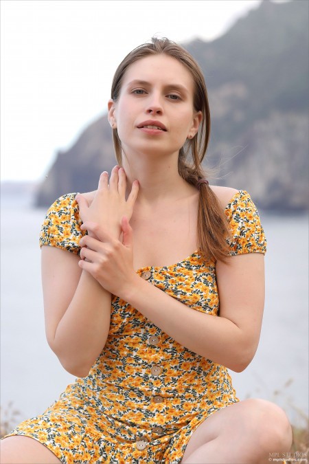 Летнее чувственное фотосет в природе