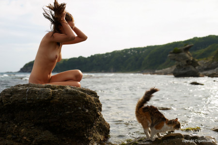 Летний эротический фотосет с Амелией