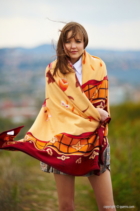 Эротическая фотосессия на природе с Амели